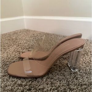 Clear Zara Sandal Heels